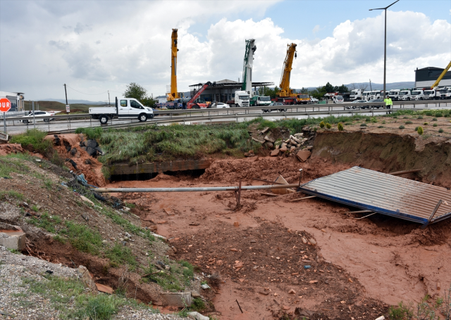 Heavy Rain in Kırıkkale Caused a Flood Disaster