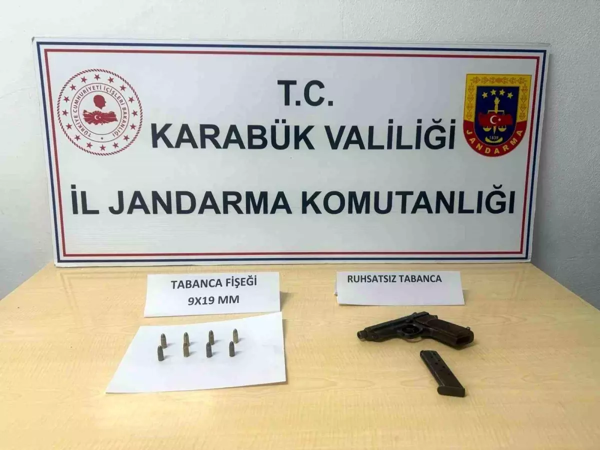 Ruhsatsız Silah Taşıyan Şahıs Tutuklandı