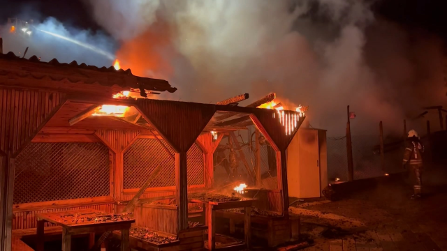 Fire in Şile: 6 Restaurants Rendered Unusable
