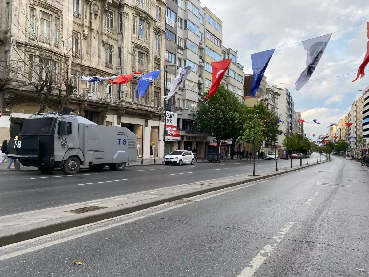 1 Mayıs Emek ve Dayanışma Günü'nde Taksim'de Güvenlik Önlemleri