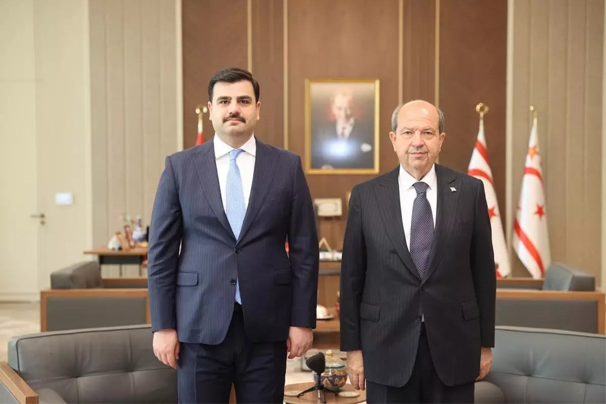AK Parti Genel Sekreteri Eyyüp Kadir İnan, KKTC Cumhurbaşkanı Tatar'ı Ziyaret Etti