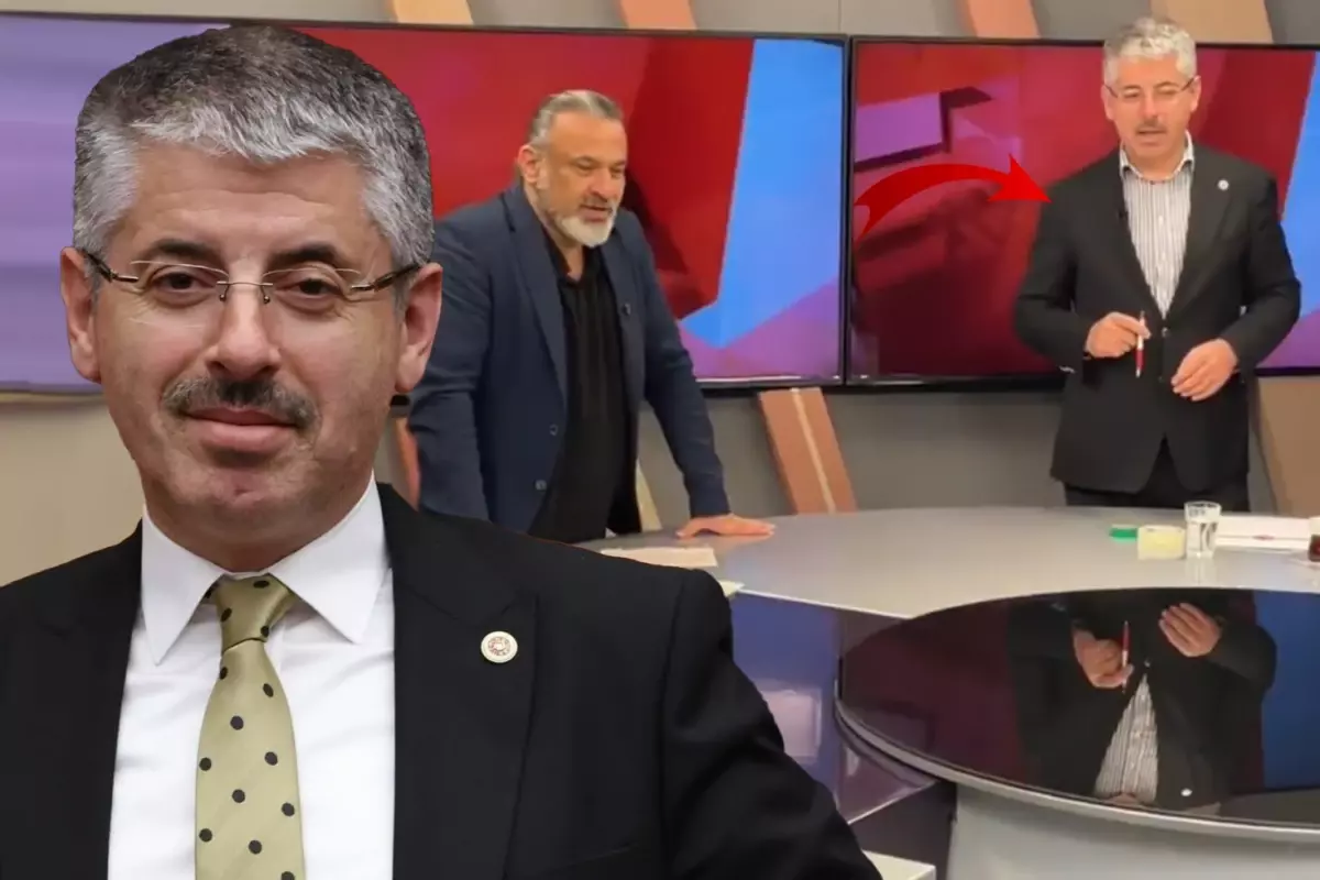 AK Partili Çopuroğlu, İmamoğlu'nu tiye alıp kameraları bantla kapattı