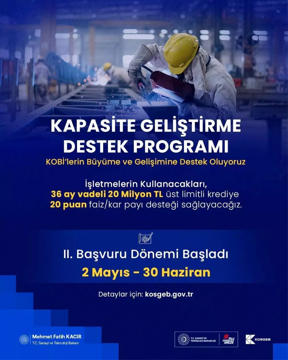KOSGEB Kapasite Geliştirme Destek Programı'nda 2. Dönem Başladı
