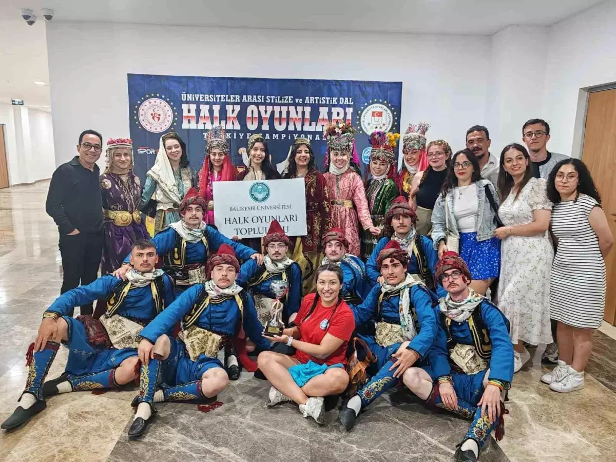 Balıkesir Üniversitesi Halk Oyunları Topluluğu, Türkiye İkincisi Oldu