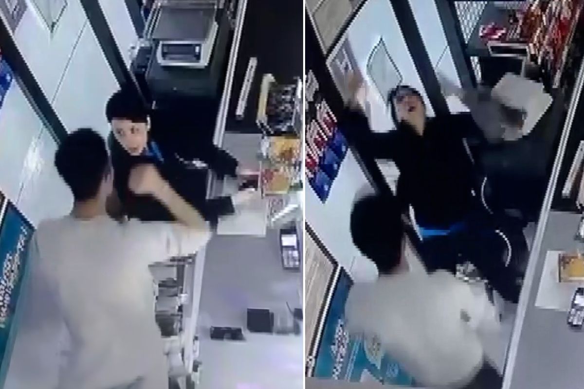 Çalıştığı zincir markette mesai arkadaşı tarafından darbedildi