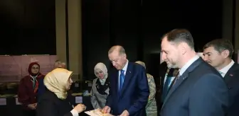 Cumhurbaşkanı Erdoğan'dan Türkiye'de ilke imza atan sergiye ziyaret