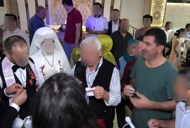 He shocked the bride and groom at the two weddings he attended uninvited