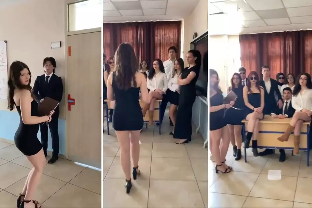 İzmir'de lise öğrencilerinin çektiği video izleyenleri ikiye böldü