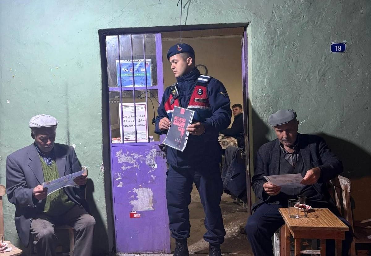 Aydın'da Jandarmadan 'Mutluluğa Kurşun Sıkma' Kampanyası