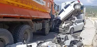 Kamyon önüne ne çıktıysa ezdi