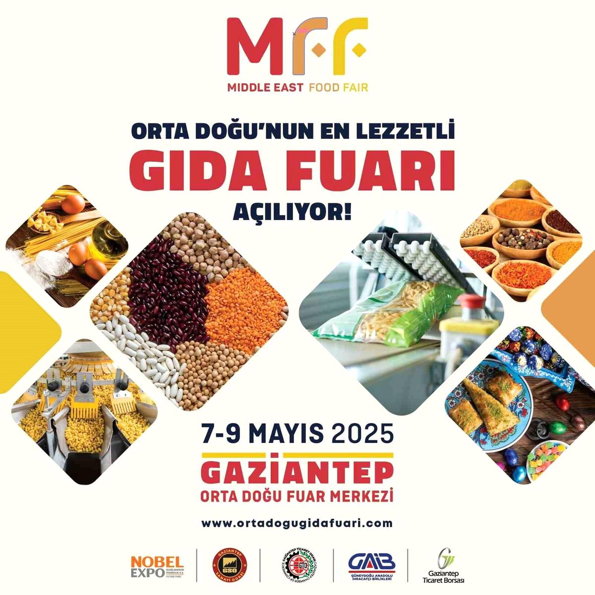 MFF Orta Doğu Gıda Fuarı Gaziantep'te Gerçekleşecek
