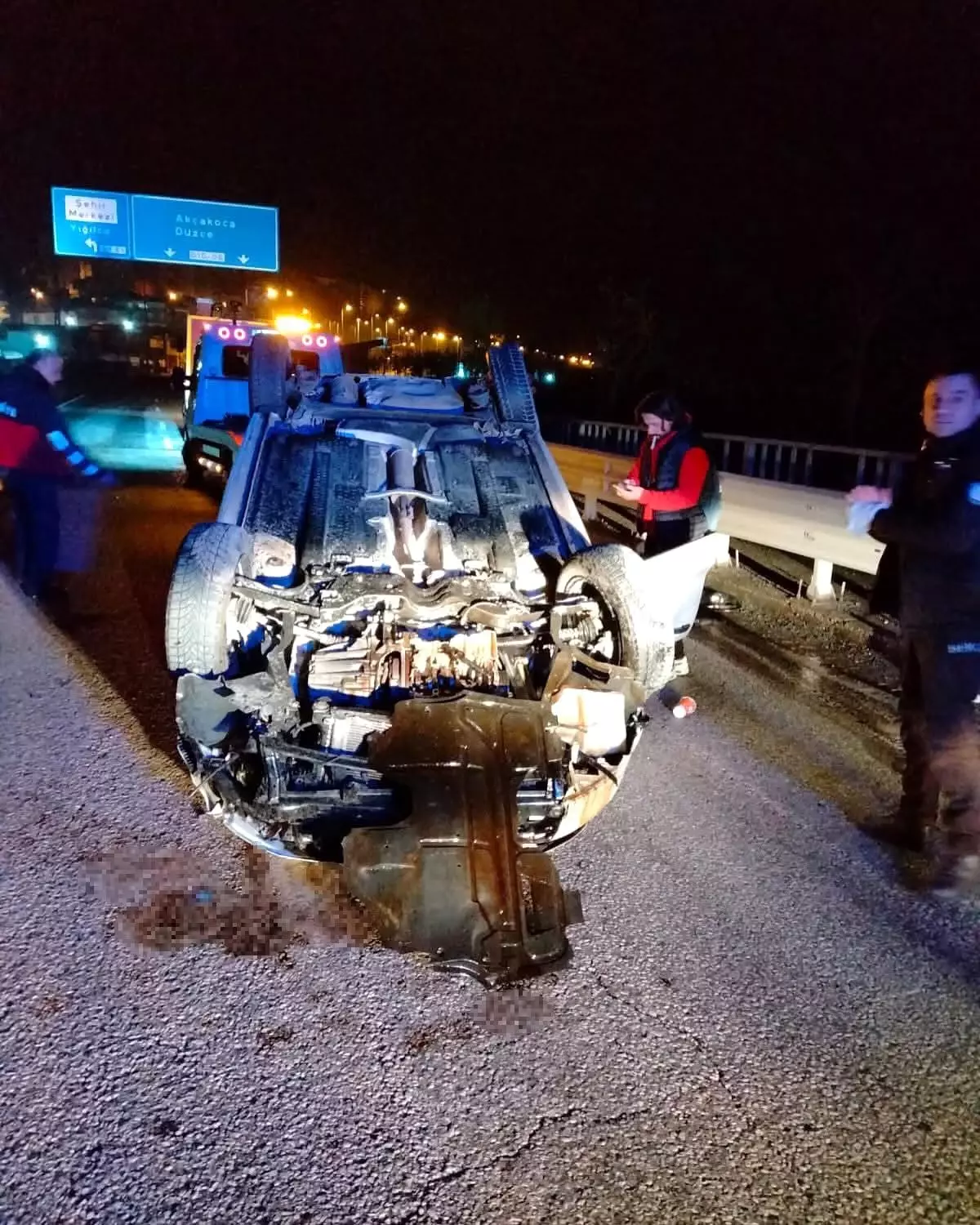 Zonguldak'ta Otomobil Takla Attı, Sürücü Kaza Sonrası Yaralanmadı