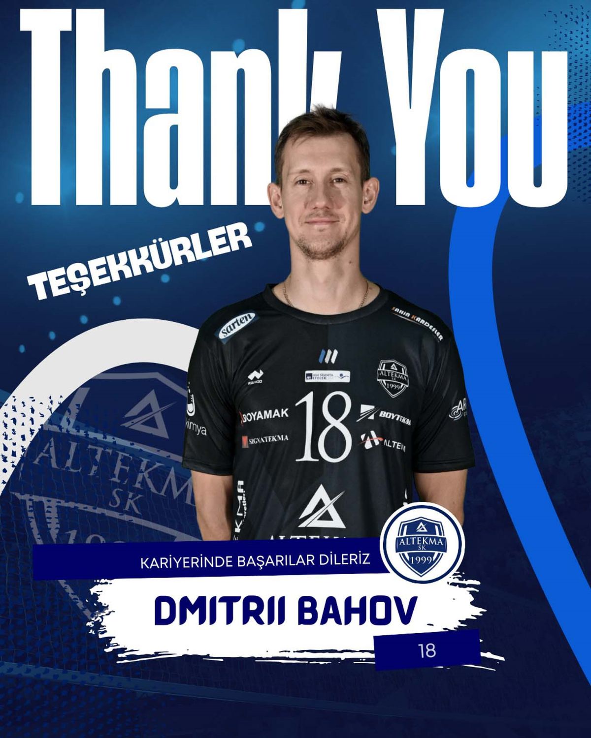 Altekma, Smaçör Dmitrii Bahov ile Yollarını Ayırdı
