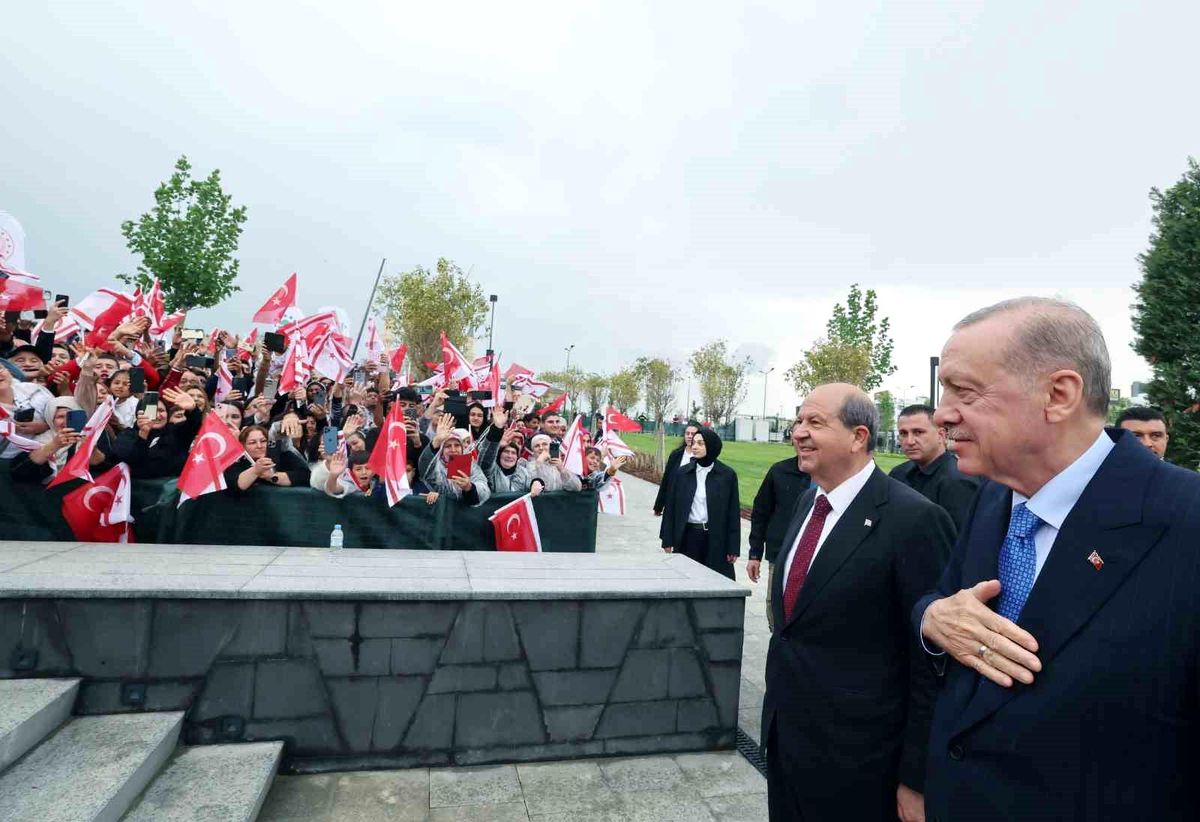 Cumhurbaşkanı Erdoğan: 'KKTC Cumhuriyet Yerleşkesi, Kıbrıs Türk halkının kararlılığının sembolüdür'