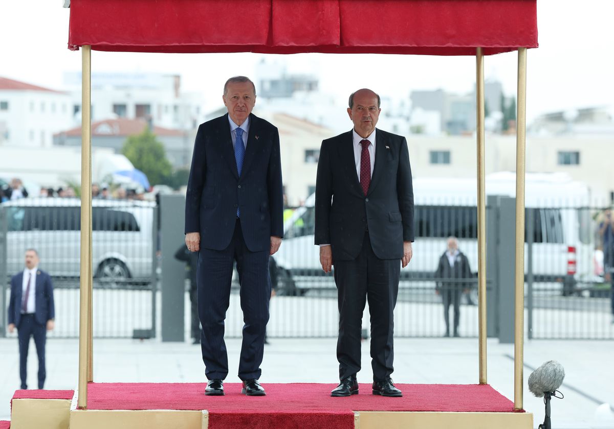 Cumhurbaşkanı Erdoğan, KKTC'deki yeni Cumhuriyet Yerleşkesi'nin açılışını yaptı