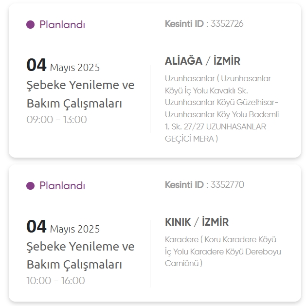 İzmir GEDİZ elektrik kesintisi! 4-5 Mayıs İzmir'de elektrik kesintisi ne zaman bitecek, elektrikler ne zaman gelecek?
