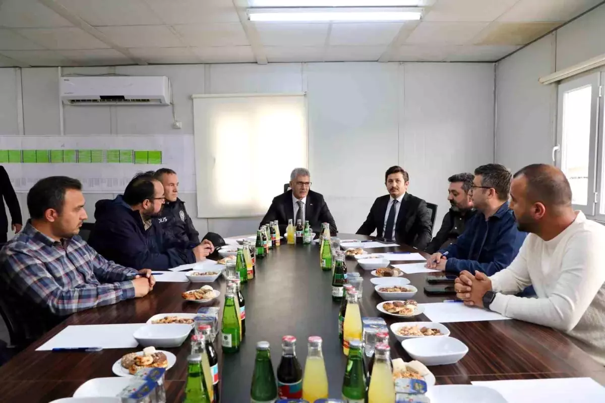 Karaman-Ulukışla Hızlı Tren Hattı İnşaatında Saha İncelemesi