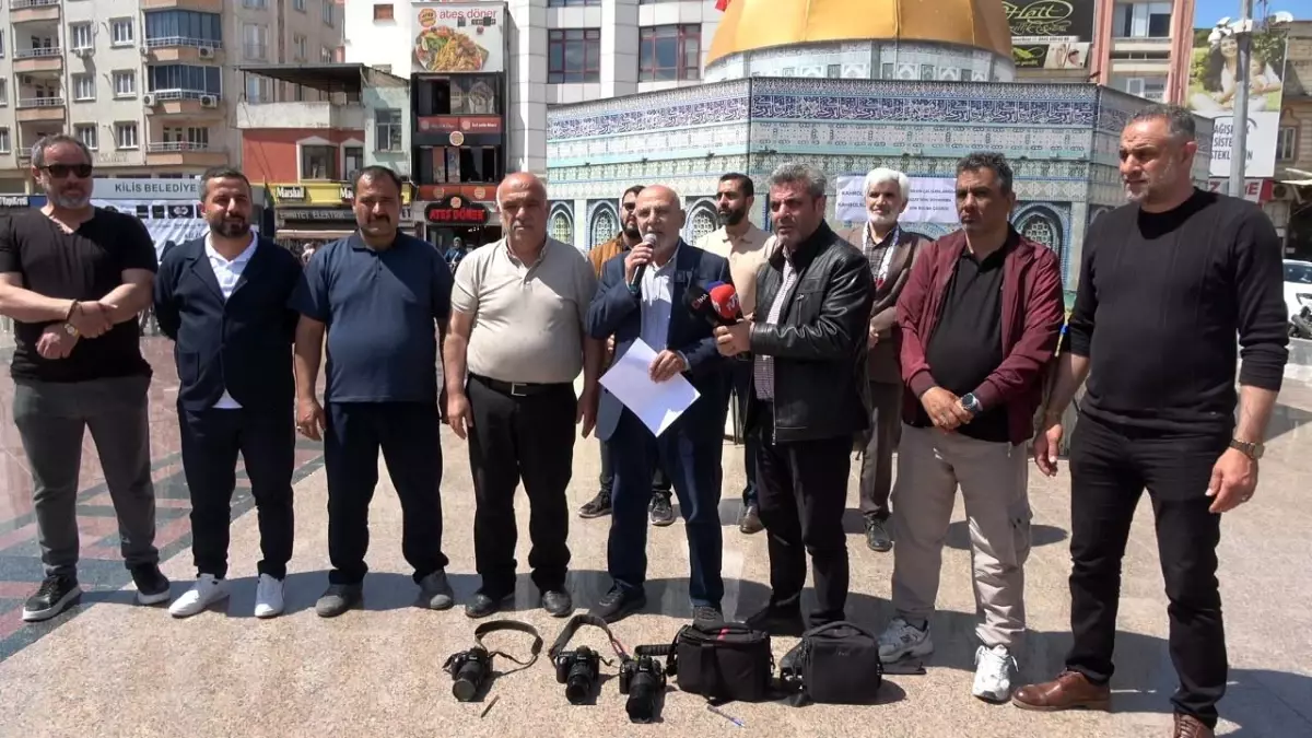 Kilis'te Gazze için hayır çarşısı