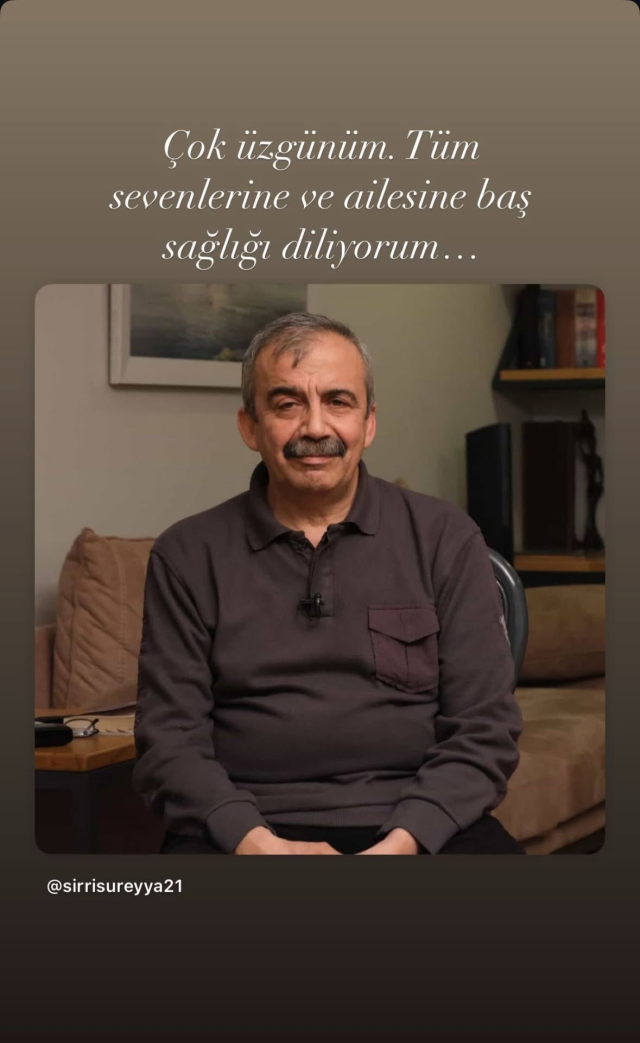 Condolence messages from celebrities after the death of Sırrı Süreyya Önder