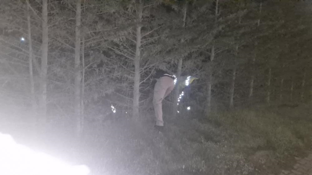 The Driver Who Fled in Bartın and the Police Fell into the Swamp