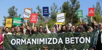 Bursa'da köylüler beton santraline karşı eylem yaptı