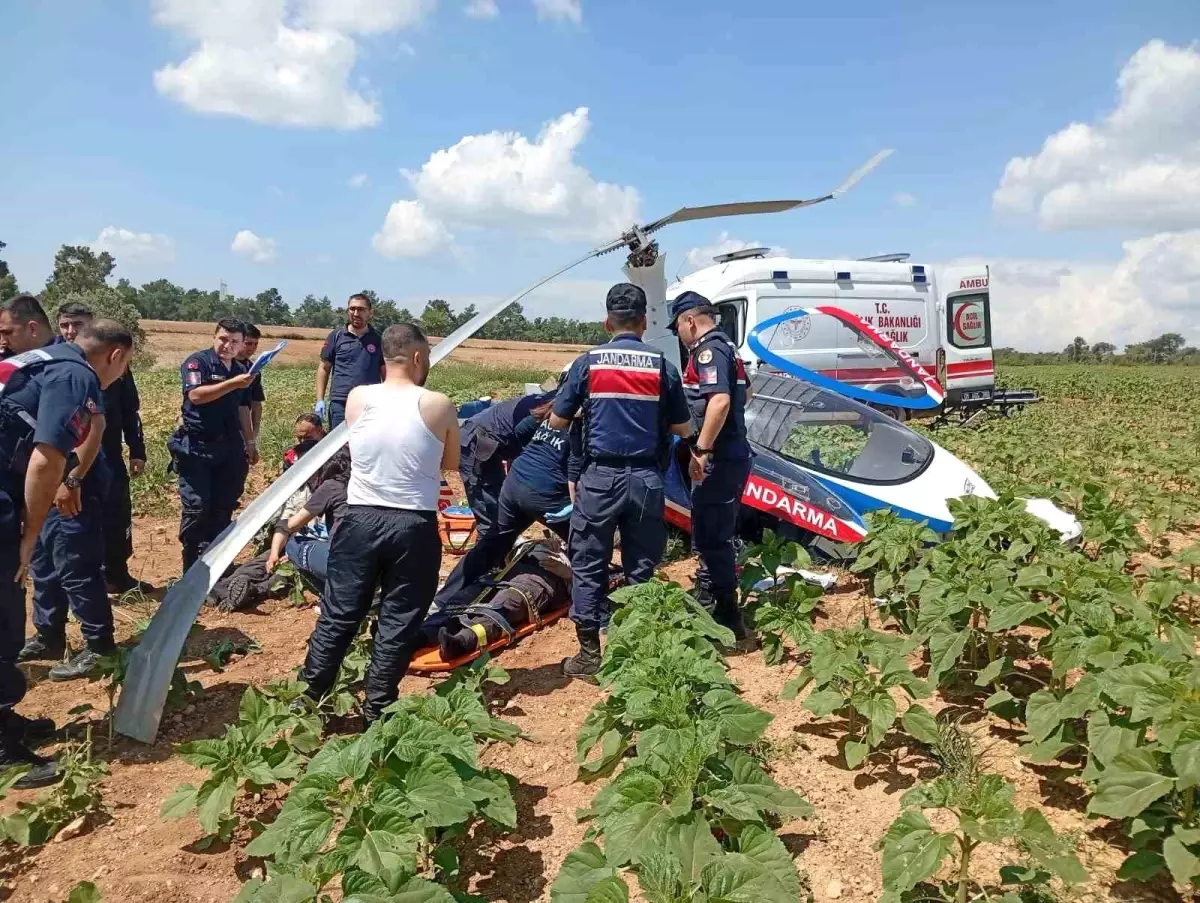 Adana'da Cayrokopter kazasında 2 asker yaralandı