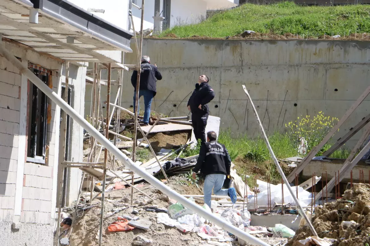 Samsun'da İnşaat İşçisi Düşerek Yaralandı