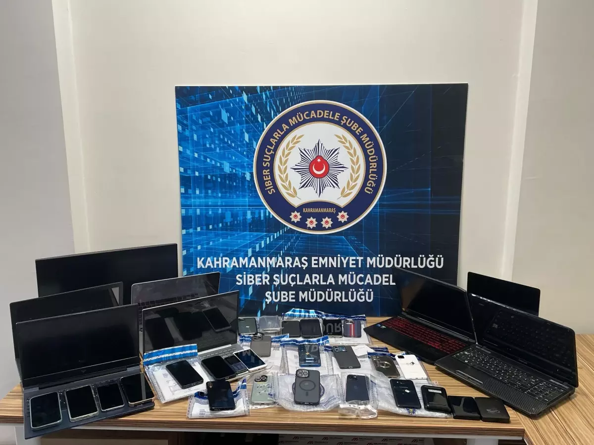 Kahramanmaraş'ta Kripto Para Dolandırıcılığı Operasyonu: 20 Gözaltı