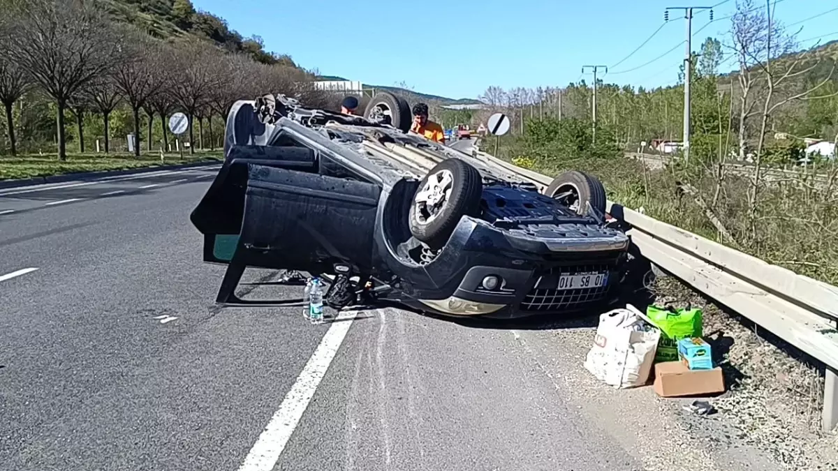 Bilecik'te Trafik Kazası: 1 Yaralı