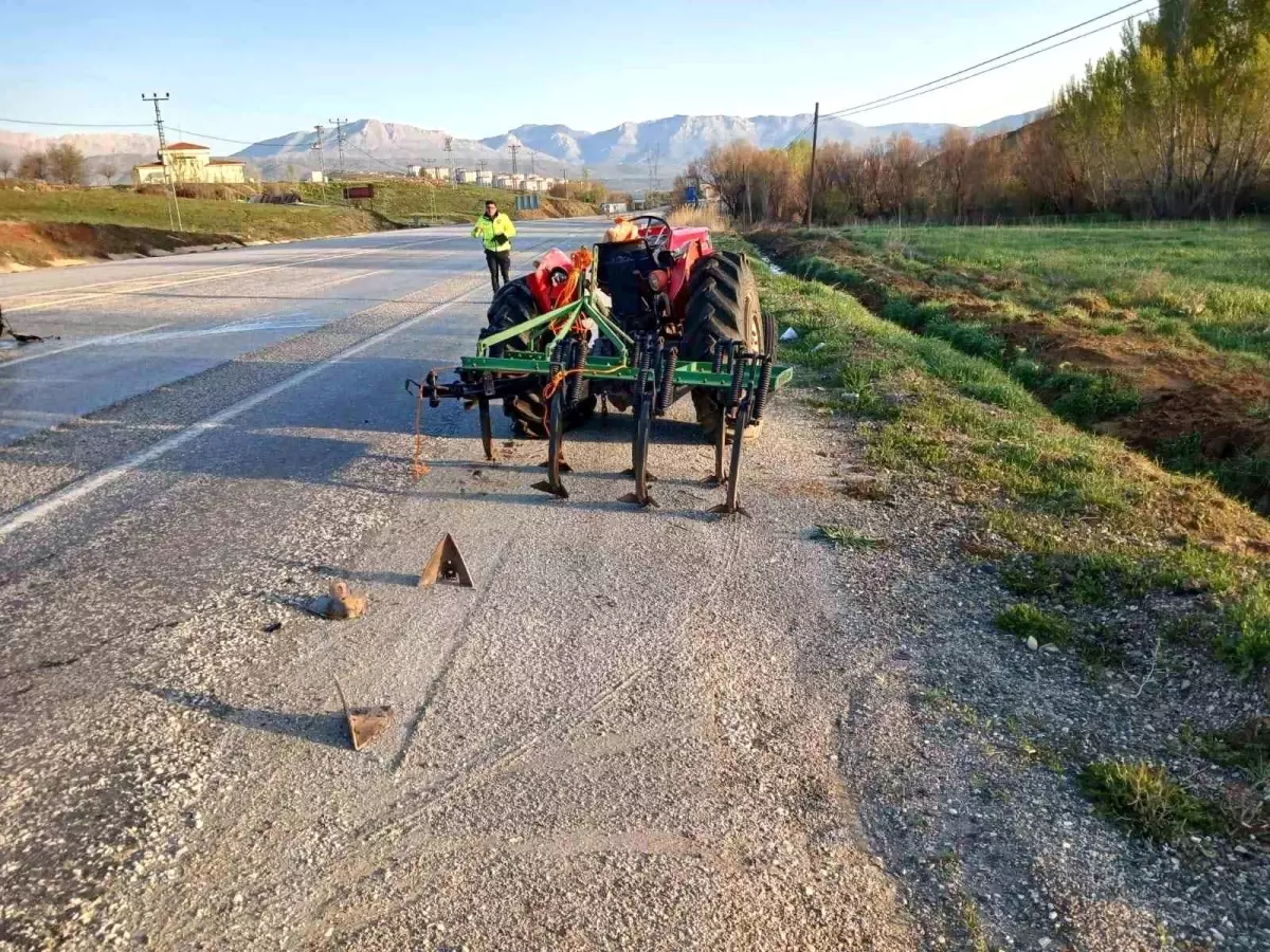 Malatya'da Trafik Kazası: 1 Yaralı