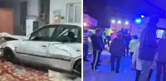 Alkollü olduğu iddia edilen sürücü camiye daldı