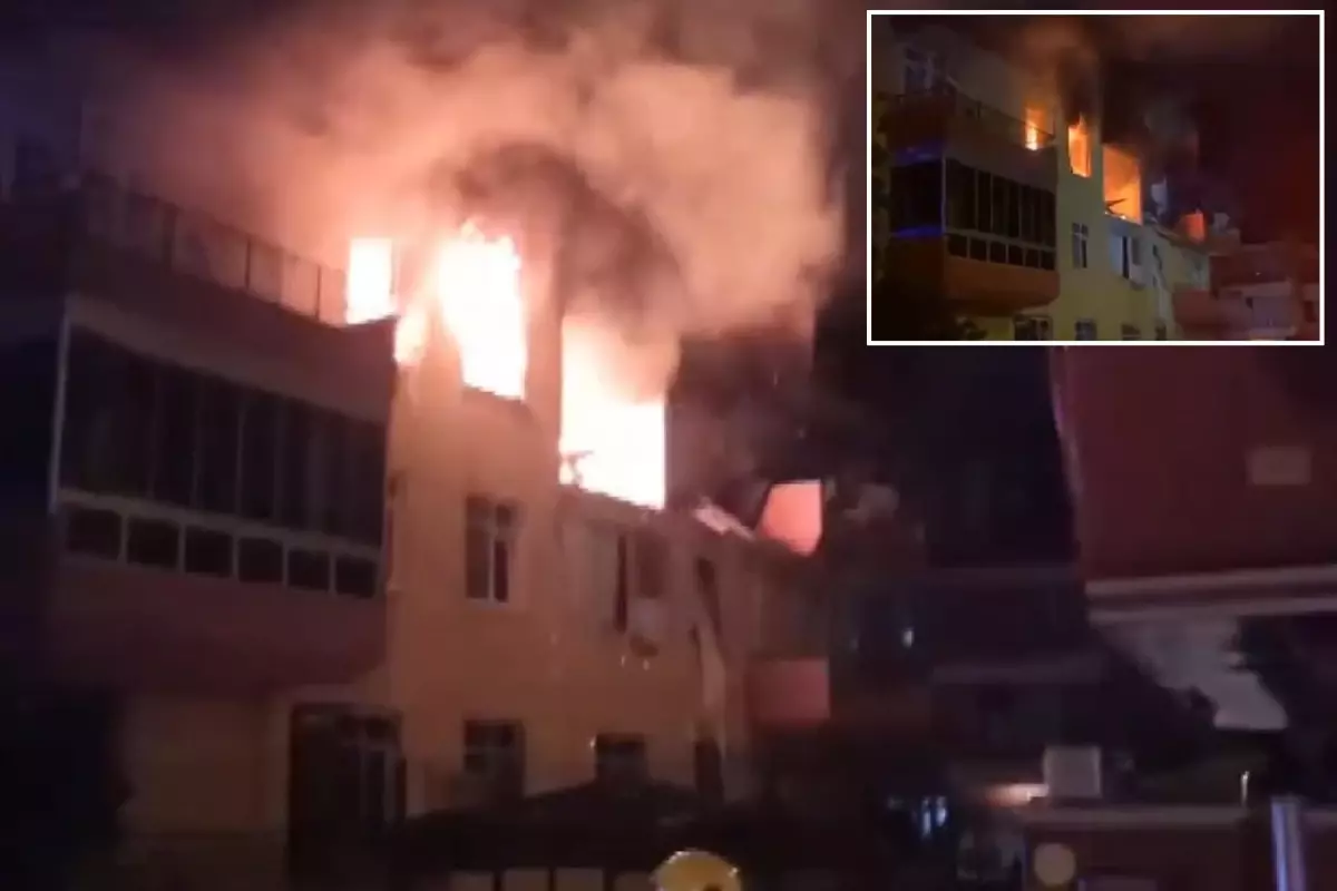 Apartmanda doğal gaz patlaması! 1'i ağır 12 yaralı