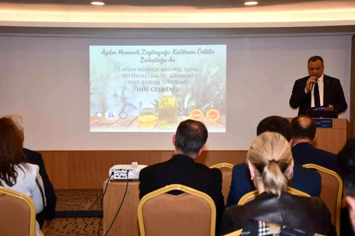 Aydın Memecik Zeytinyağı Kalite Yarışması'nda 24 Firma Ödüllendirildi