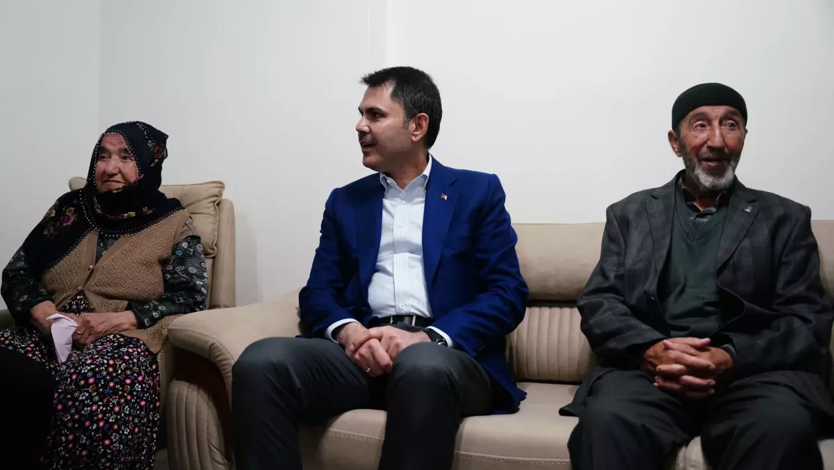 Bakan Kurum, Malatya'da Yeni Köy Evlerine Konuk Oldu