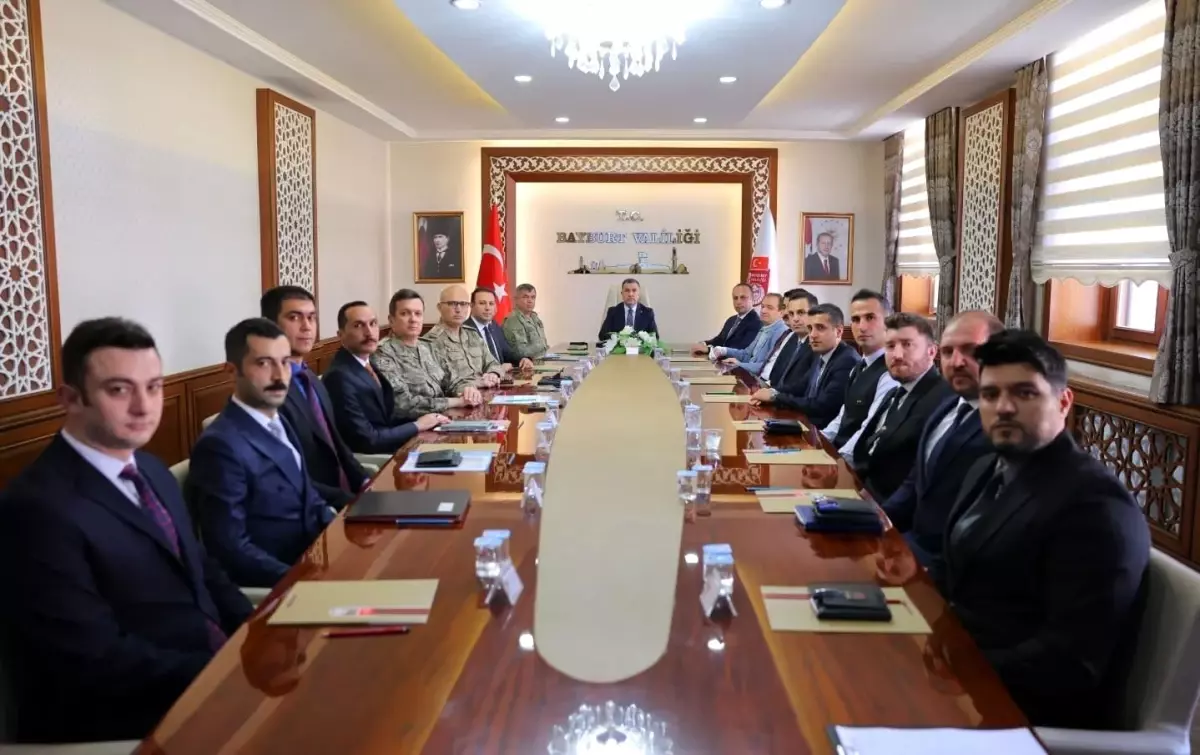Bayburt'ta Güvenlik ve Asayiş Koordinasyon Toplantısı Yapıldı