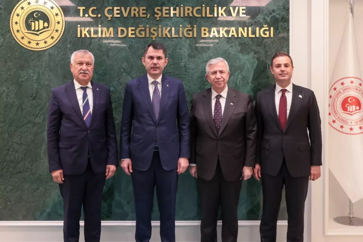 CHP'li belediye başkanlarından Murat Kurum'a ziyaret