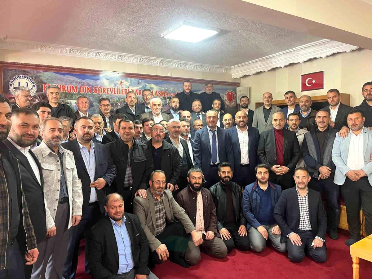 Erzurum Din Görevlileri Derneği Genel Kurulu Yapıldı, Emrullah Kaçar Yeniden Başkan Seçildi