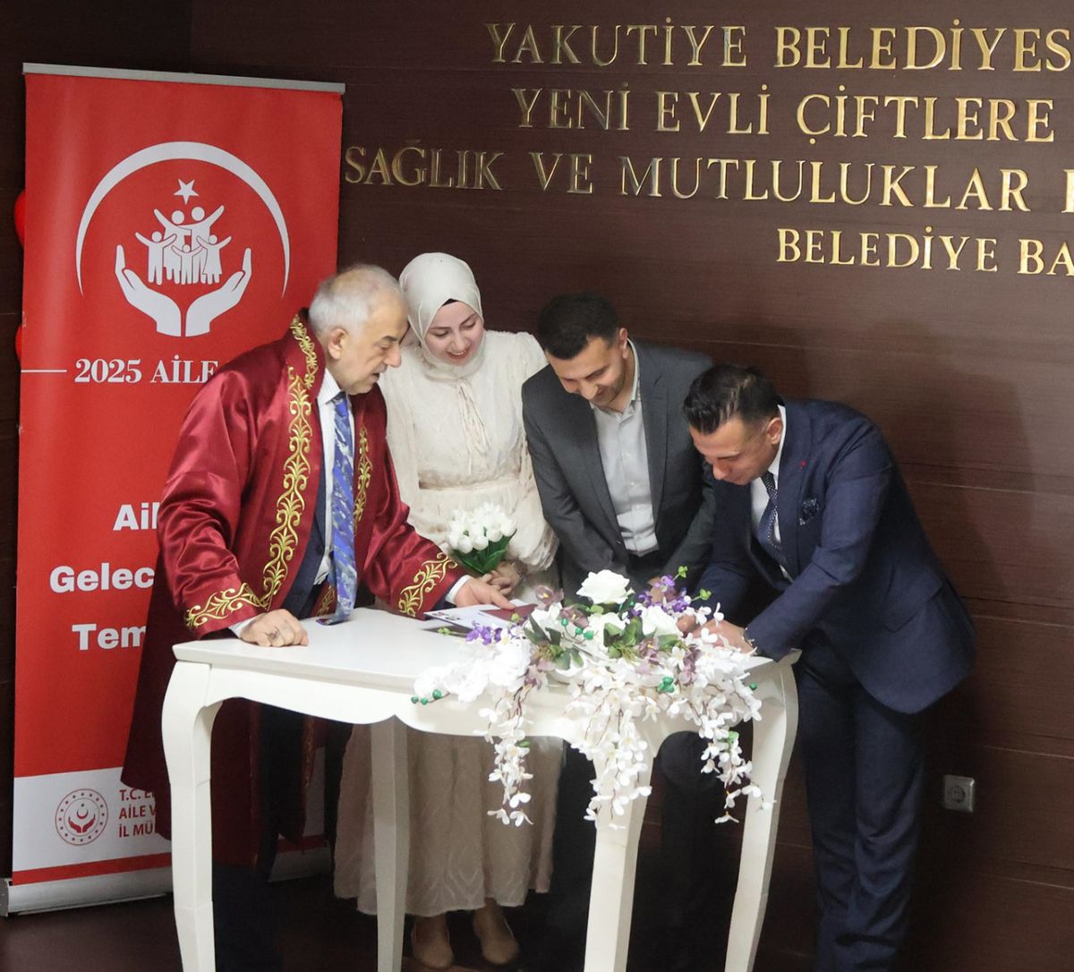 Erzurum'da 60 Çift 05.05.2025 Tarihinde Nikah Kıydı