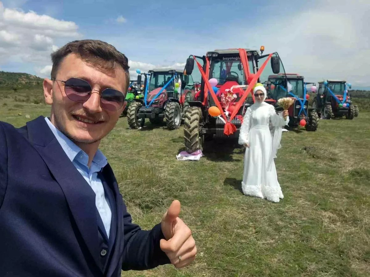 Traktörlü Düğün Konvoyu İle Farkındalık Yaratıldı