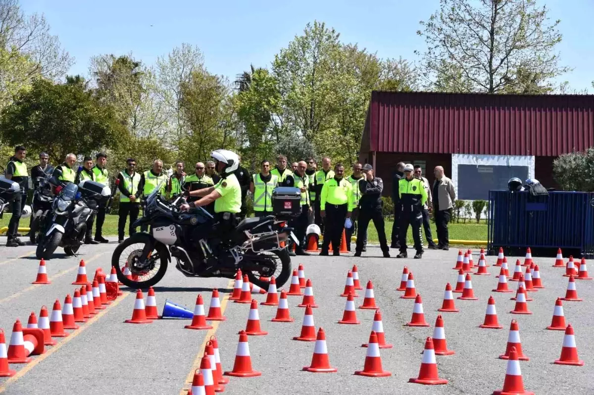 Samsun'da Motosikletli Şahin Timleri Eğitim Kursu Denetlendi