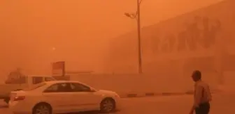 Irak'ta kum fırtınası vurdu, yüzlerce kişi hastanelere kaldırıldı