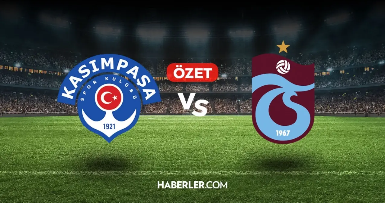 Kasımpaşa Trabzonspor maç özeti ve golleri! (VİDEO) Kasımpaşa Trabzonspor geniş özeti! Golleri kim attı, maç kaç kaç bitti?