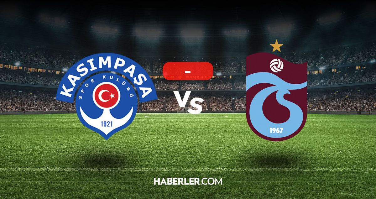 Kasımpaşa Trabzonspor maçı kaç kaç, bitti mi? MAÇ SONUCU! Kasımpaşa Trabzonspor golleri kim attı, canlı maç anlatımı!