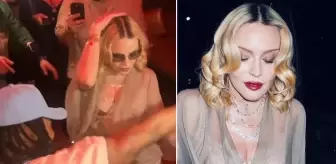 Madonna sevgilisinin doğum gününde çılgınca eğlendi