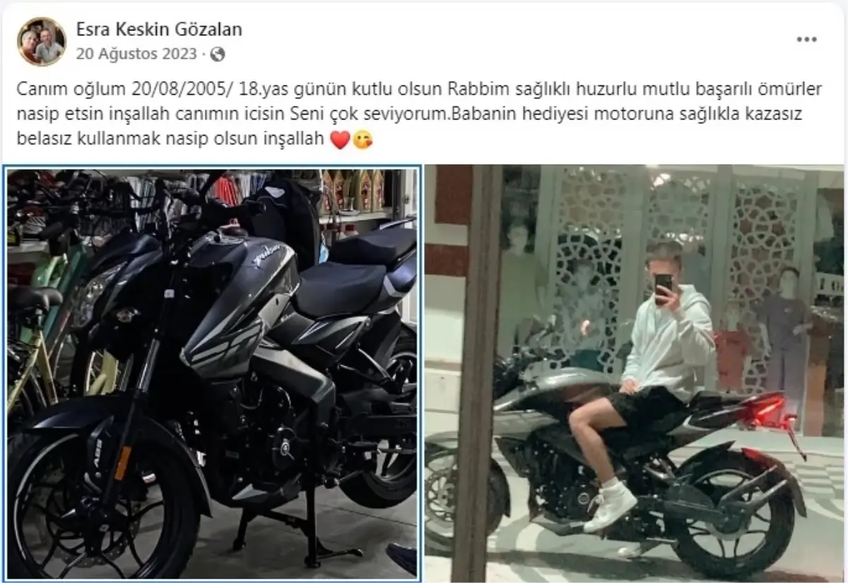 Emirhan'ın Motosiklet Hediyesi Üzerine Duygusal Paylaşım