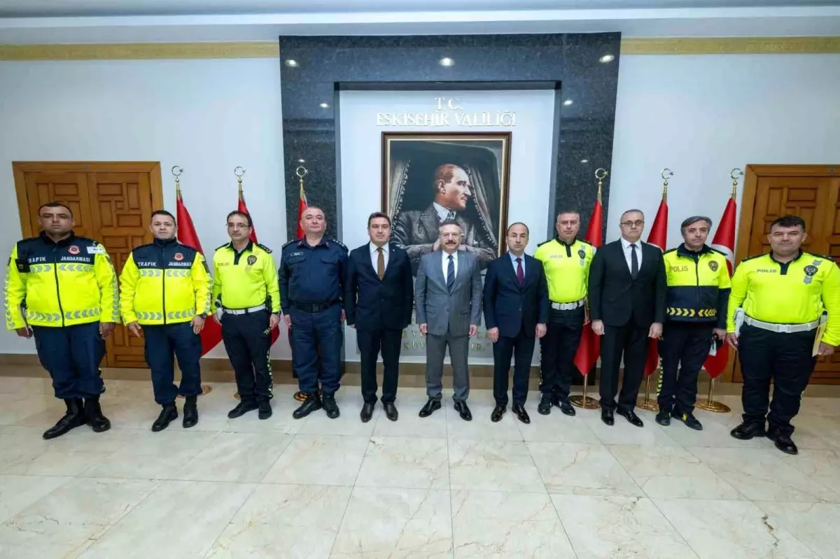 Eskişehir'de Trafik Personeline Başarı Belgeleri Verildi