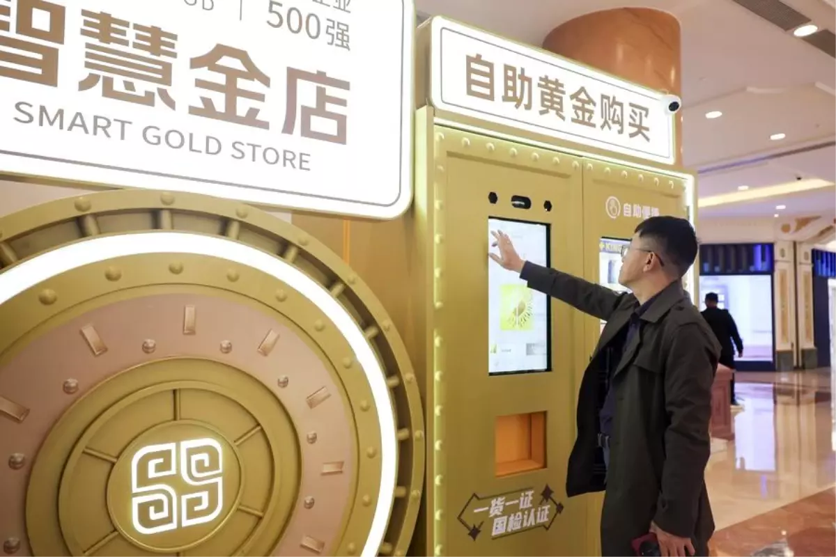 Şanghay'da Akıllı Altın ATM'si Hizmete Girdi