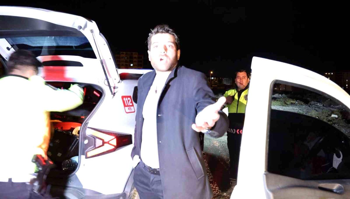 Aksaray'da Alkollü Sürücü, Polisin Dur İhtarına Uymadı
