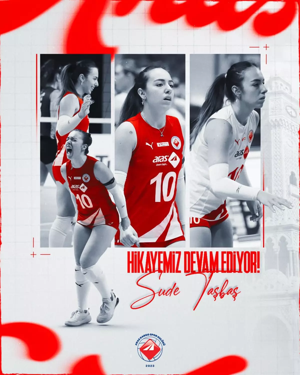 Aras Kargo, Voleybolcu Sude Taşbaş ile Sözleşme Yeniledi