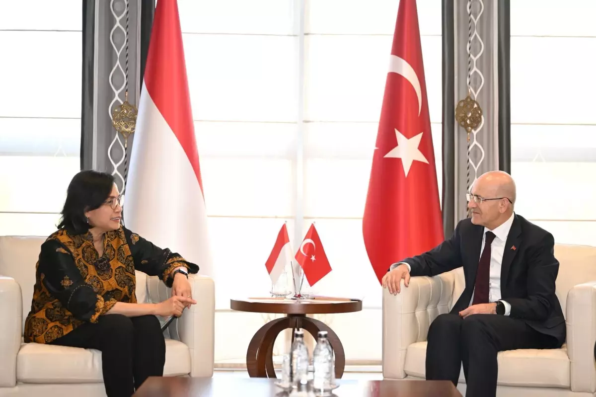 Türkiye ve Endonezya Maliye Bakanları Görüştü